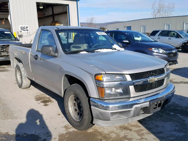 1GCCS146458184833 - 2005 CHEVROLET COLORADO SILVER photo 1