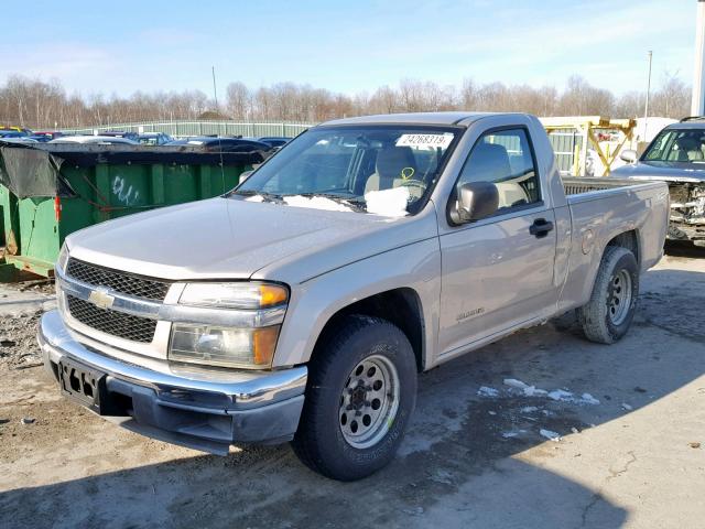 1GCCS146458184833 - 2005 CHEVROLET COLORADO SILVER photo 2