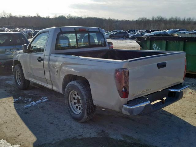 1GCCS146458184833 - 2005 CHEVROLET COLORADO SILVER photo 3