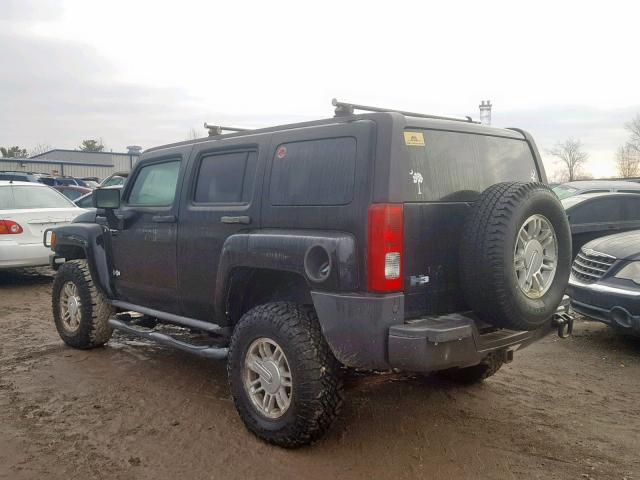 5GTDN136868249903 - 2006 HUMMER H3 BLACK photo 3