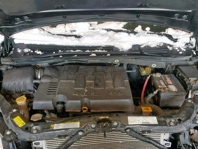 2A8HR64X38R826662 - 2008 CHRYSLER TOWN & COU BLACK photo 7