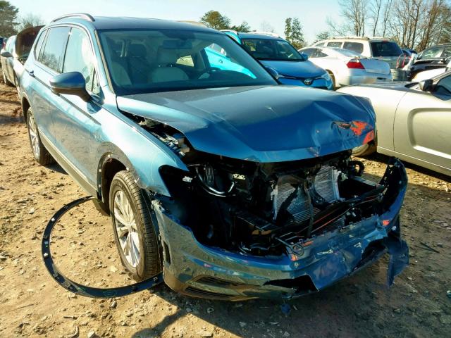 3VV2B7AX0JM147295 - 2018 VOLKSWAGEN TIGUAN SE BLUE photo 1