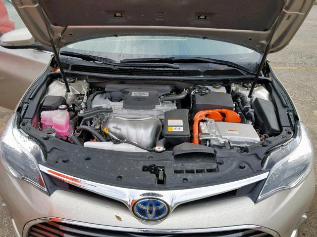 4T1BD1EB1JU062347 - 2018 TOYOTA AVALON HYB TAN photo 7