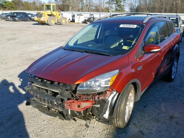 1FMCU9J97GUA61525 - 2016 FORD ESCAPE TIT RED photo 2