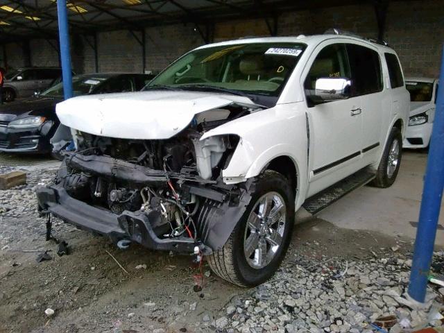 5N1BA0NF2EN600303 - 2014 NISSAN ARMADA PLA TAN photo 2