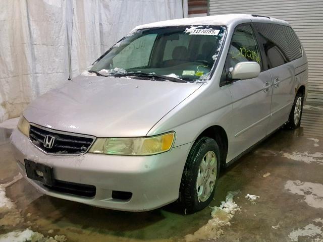 5FNRL18674B057056 - 2004 HONDA ODYSSEY EX SILVER photo 2