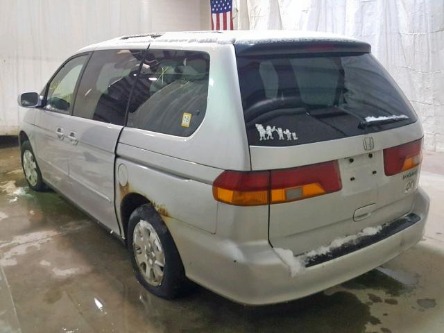 5FNRL18674B057056 - 2004 HONDA ODYSSEY EX SILVER photo 3