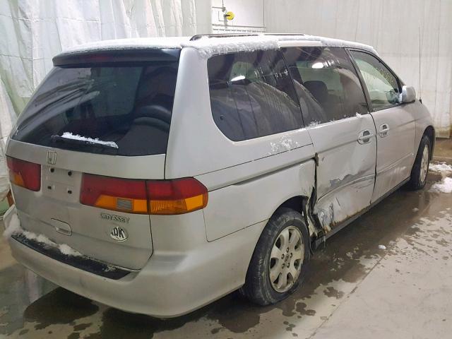 5FNRL18674B057056 - 2004 HONDA ODYSSEY EX SILVER photo 4