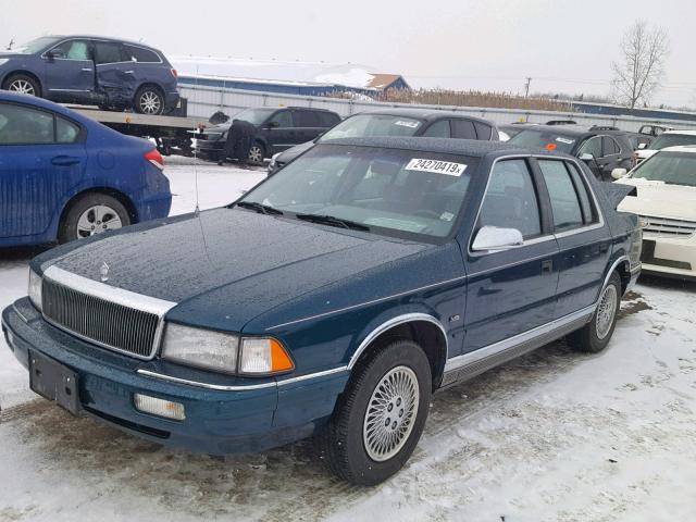 1C3AA3632RF212451 - 1994 CHRYSLER LEBARON LE BLUE photo 2