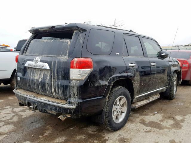 JTEBU5JR7D5146438 - 2013 TOYOTA 4RUNNER SR BLACK photo 4