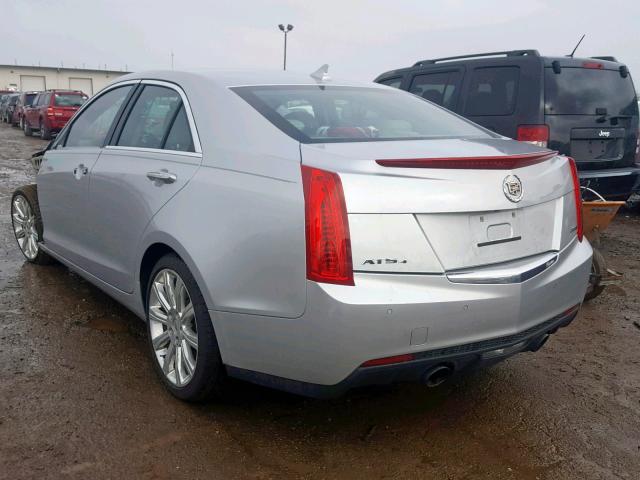 1G6AL5SX8D0176516 - 2013 CADILLAC ATS PREMIU SILVER photo 3