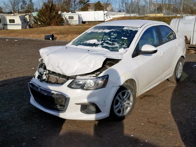 1G1JB5SG5H4149491 - 2017 CHEVROLET SONIC LS 白色 照片 2