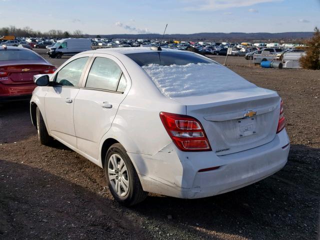 1G1JB5SG5H4149491 - 2017 CHEVROLET SONIC LS 白色 照片 3