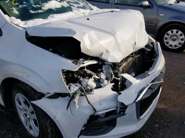 1G1JB5SG5H4149491 - 2017 CHEVROLET SONIC LS 白色 照片 9