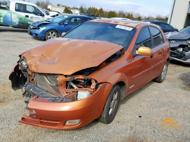 KL5JJ66Z25K159498 - 2005 SUZUKI RENO LX ORANGE photo 2