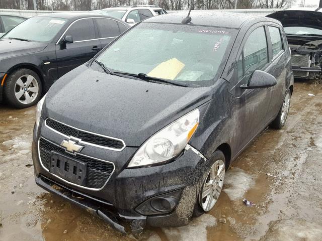 KL8CB6S96EC529277 - 2014 CHEVROLET SPARK LS BLACK photo 2