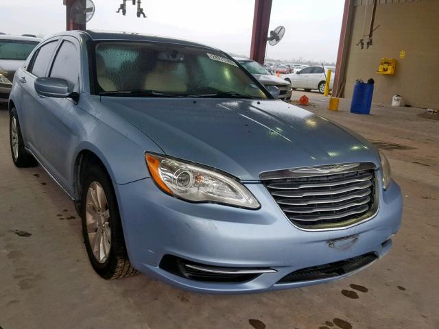 1C3CCBBB9DN727830 - 2013 CHRYSLER 200 TOURIN BLUE photo 1