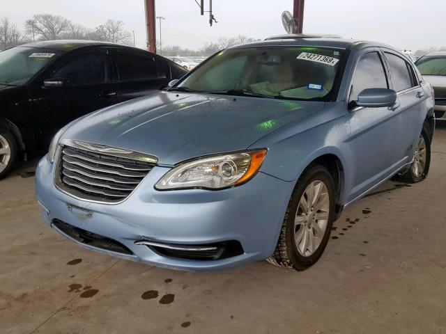 1C3CCBBB9DN727830 - 2013 CHRYSLER 200 TOURIN BLUE photo 2