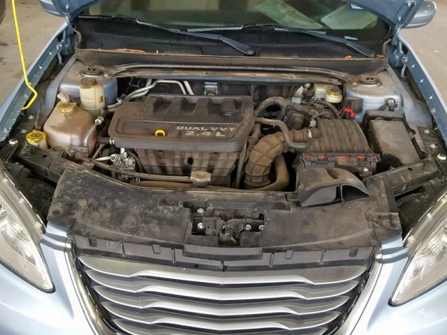 1C3CCBBB9DN727830 - 2013 CHRYSLER 200 TOURIN BLUE photo 7