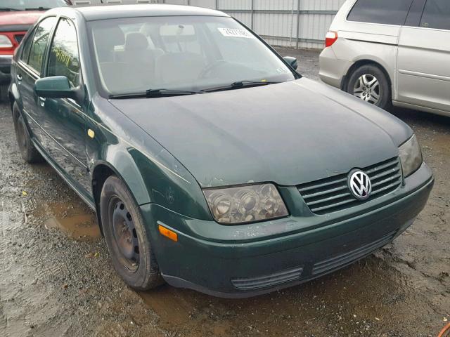 3VWRC29M0YM083757 - 2000 VOLKSWAGEN JETTA GL GREEN photo 1