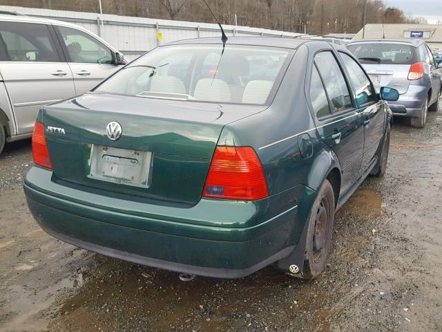 3VWRC29M0YM083757 - 2000 VOLKSWAGEN JETTA GL GREEN photo 4