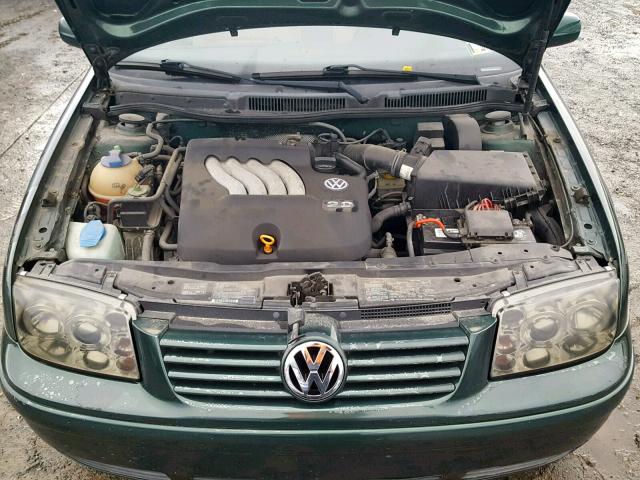 3VWRC29M0YM083757 - 2000 VOLKSWAGEN JETTA GL GREEN photo 7