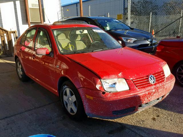 3VWSK69M62M158187 - 2002 VOLKSWAGEN JETTA GLS RED photo 1