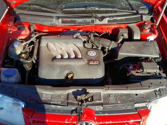 3VWSK69M62M158187 - 2002 VOLKSWAGEN JETTA GLS RED photo 7