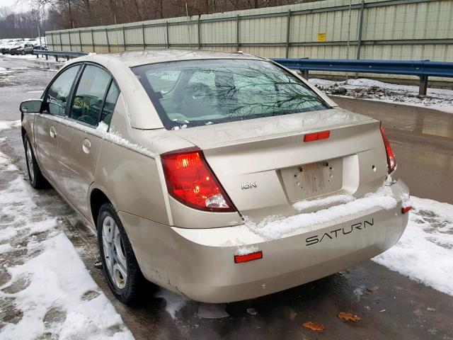1G8AL52F34Z193234 - 2004 SATURN ION LEVEL TAN photo 3