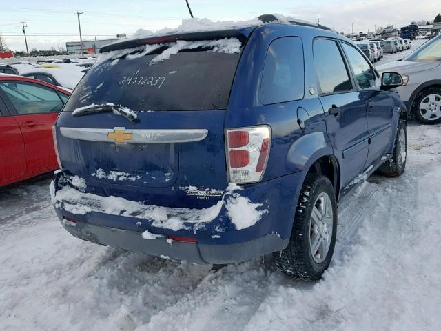 2CNDL23F086030960 - 2008 CHEVROLET EQUINOX LS BLUE photo 4