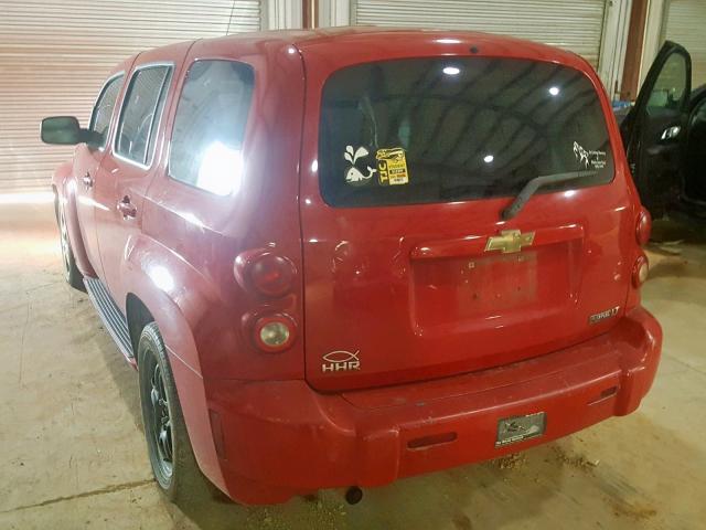 3GNCA23B69S507162 - 2009 CHEVROLET HHR LT RED photo 3