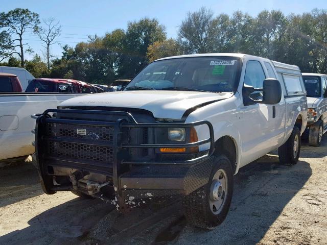 1FTSX21505ED27115 - 2005 FORD F250 SUPER WHITE photo 2