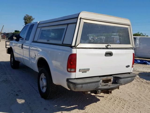 1FTSX21505ED27115 - 2005 FORD F250 SUPER WHITE photo 3