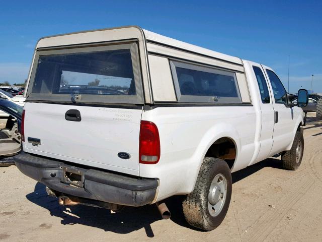 1FTSX21505ED27115 - 2005 FORD F250 SUPER WHITE photo 4