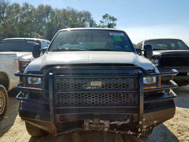 1FTSX21505ED27115 - 2005 FORD F250 SUPER WHITE photo 9