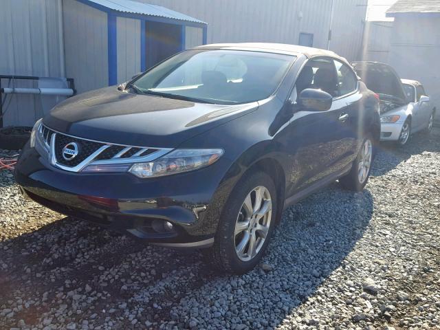 JN8AZ1FY8DW200130 - 2013 NISSAN MURANO CRO BLACK photo 2