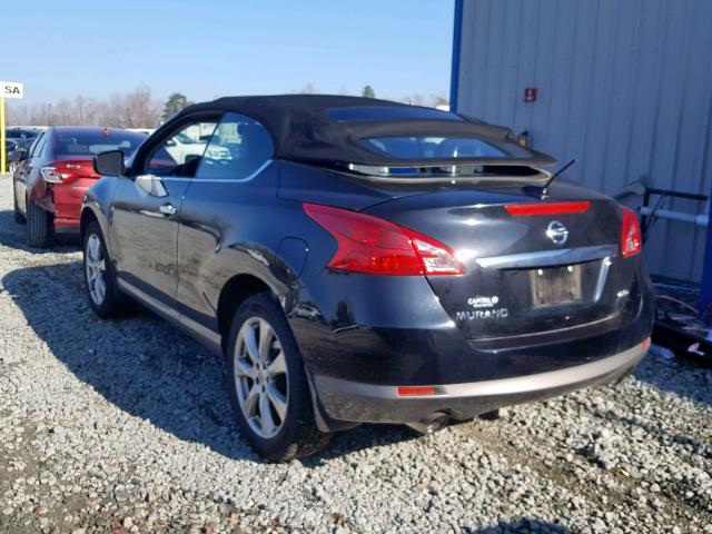 JN8AZ1FY8DW200130 - 2013 NISSAN MURANO CRO BLACK photo 3