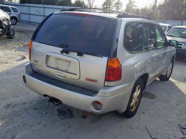 1GKDT13S572291447 - 2007 GMC ENVOY SILVER photo 4