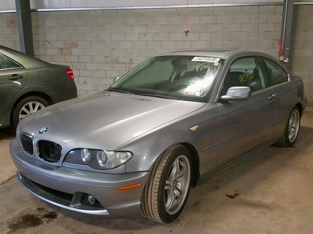 WBABD33424PL03983 - 2004 BMW 325 CI GRAY photo 2