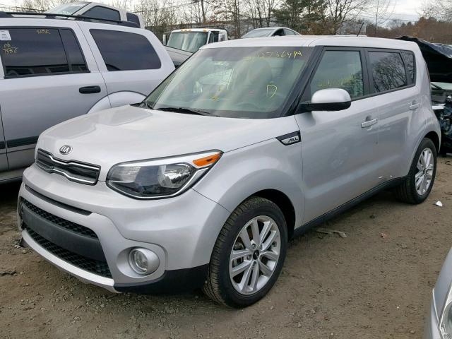 KNDJP3A56J7568497 - 2018 KIA SOUL + SILVER photo 2