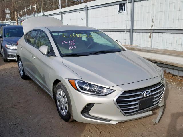 5NPD74LF9HH179514 - 2017 HYUNDAI ELANTRA SE BEIGE photo 1