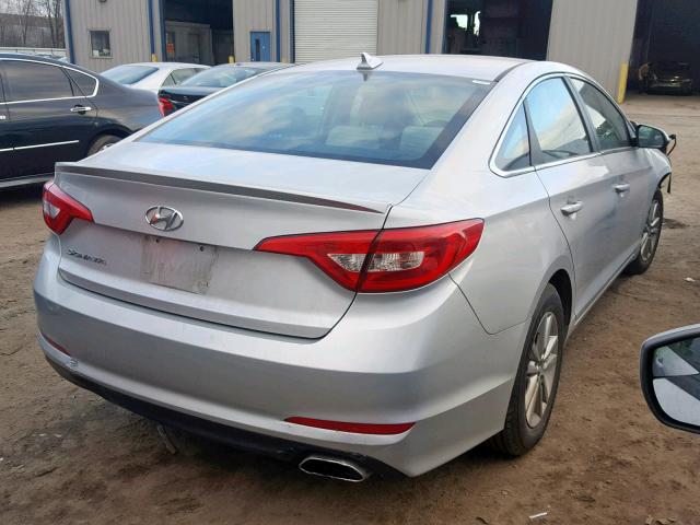 5NPE24AF5HH531560 - 2017 HYUNDAI SONATA SE BEIGE photo 4