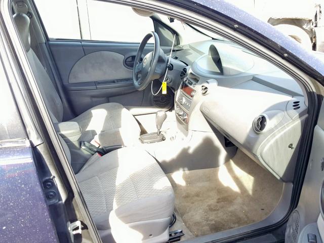 1G8AJ55F77Z179293 - 2007 SATURN ION LEVEL BLUE photo 5
