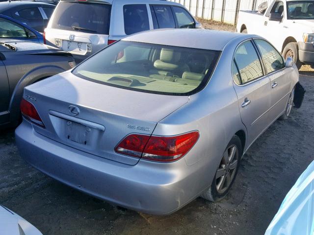 JTHBA30G565170739 - 2006 LEXUS ES 330 SILVER photo 4