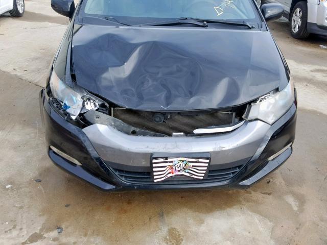 JHMZE2H5XBS001022 - 2011 HONDA INSIGHT LX BLACK photo 9