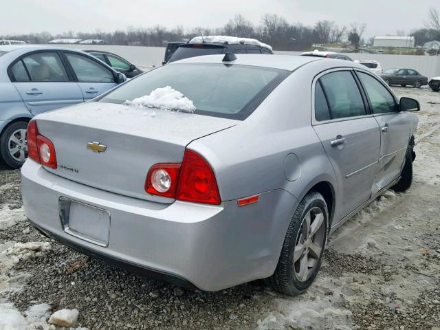 1G1ZC5E06CF212822 - 2012 CHEVROLET MALIBU 1LT ვერცხლისფერი ფოტო 4