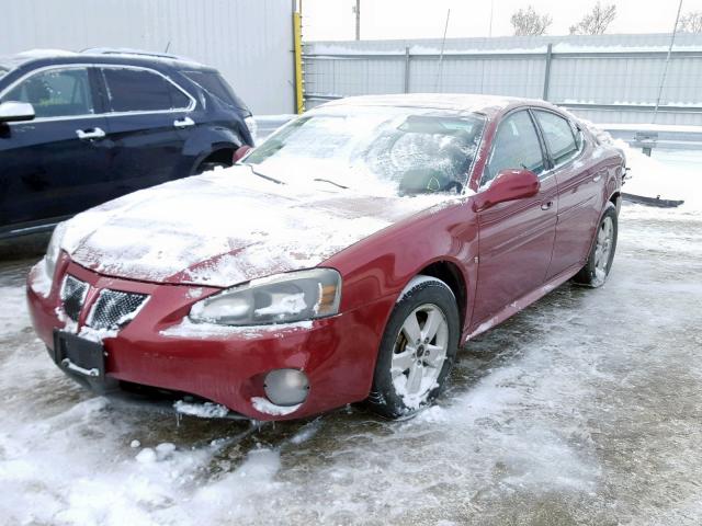 2G2WP552861122846 - 2006 PONTIAC GRAND PRIX MAROON photo 2