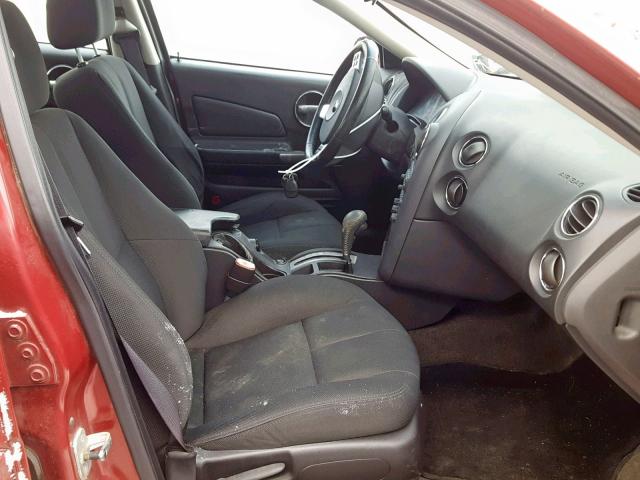 2G2WP552861122846 - 2006 PONTIAC GRAND PRIX MAROON photo 5
