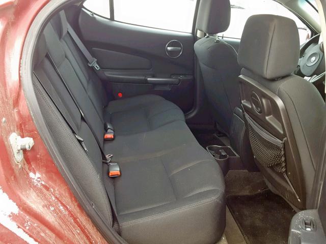 2G2WP552861122846 - 2006 PONTIAC GRAND PRIX MAROON photo 6