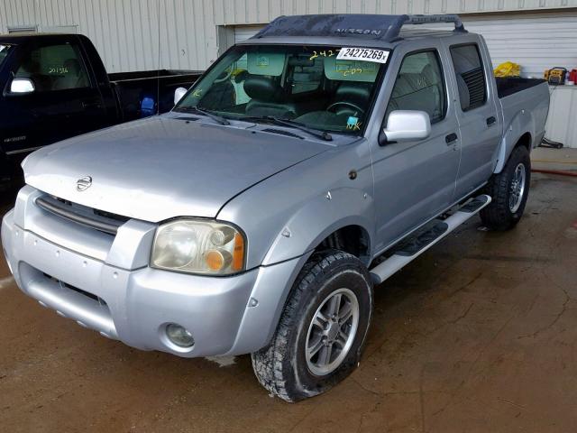 1N6ED27T74C456343 - 2004 NISSAN FRONTIER C SILVER photo 2